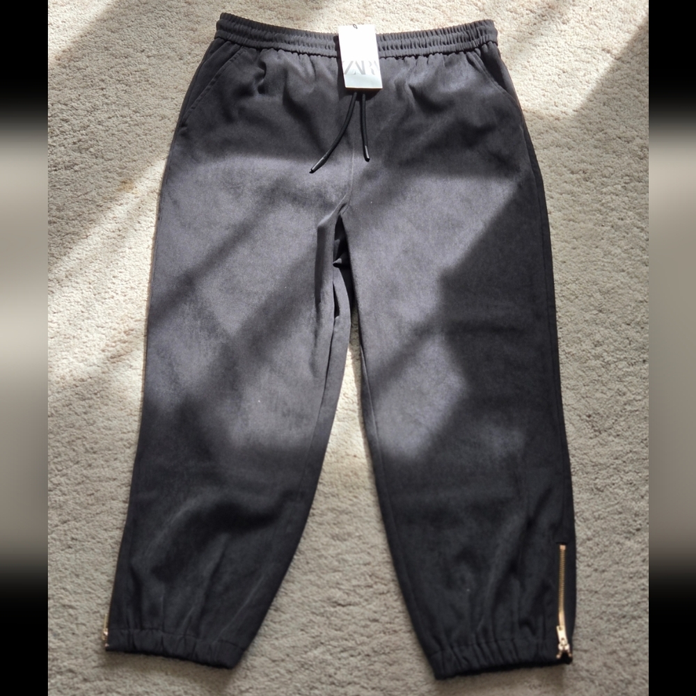 Zara Womena Black Jogger Pants